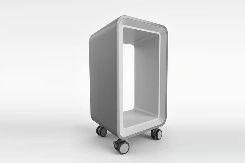 thermoformed medical cart