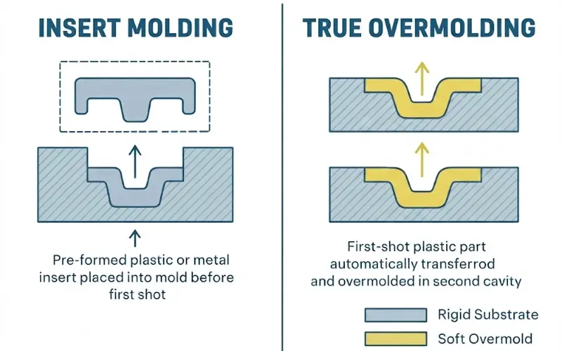 INSERT MOLDING &TRUE OVERMOLDING