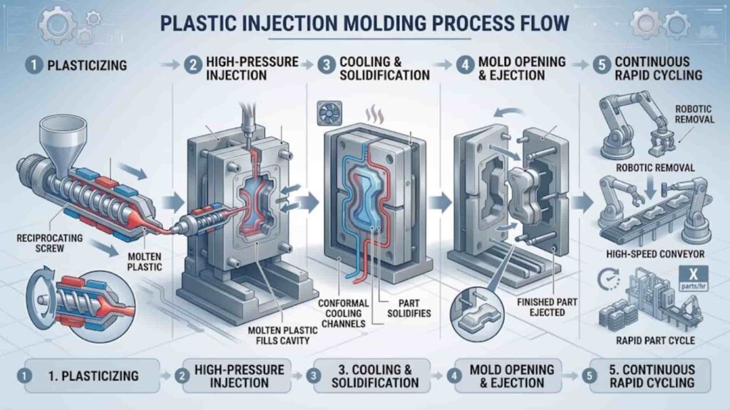 Plastic injection molding