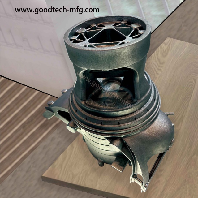 3D printed stainless steel part