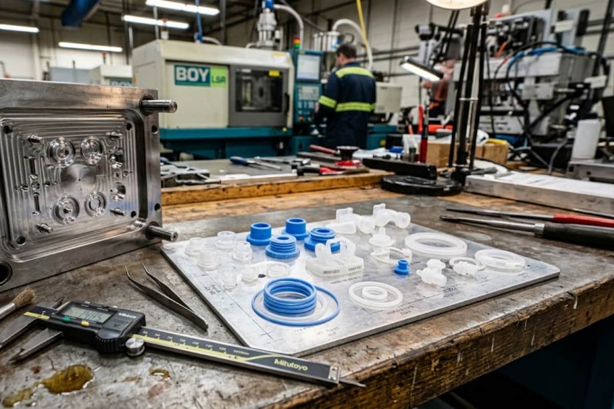 Precision silicone molded parts