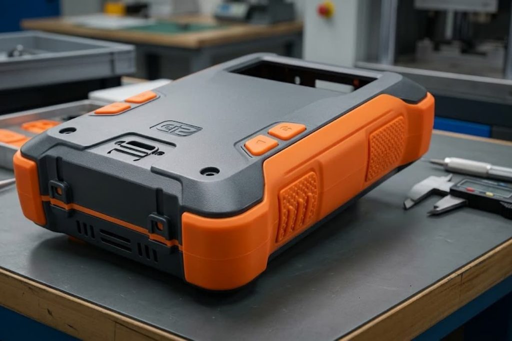 Two-color injection molding